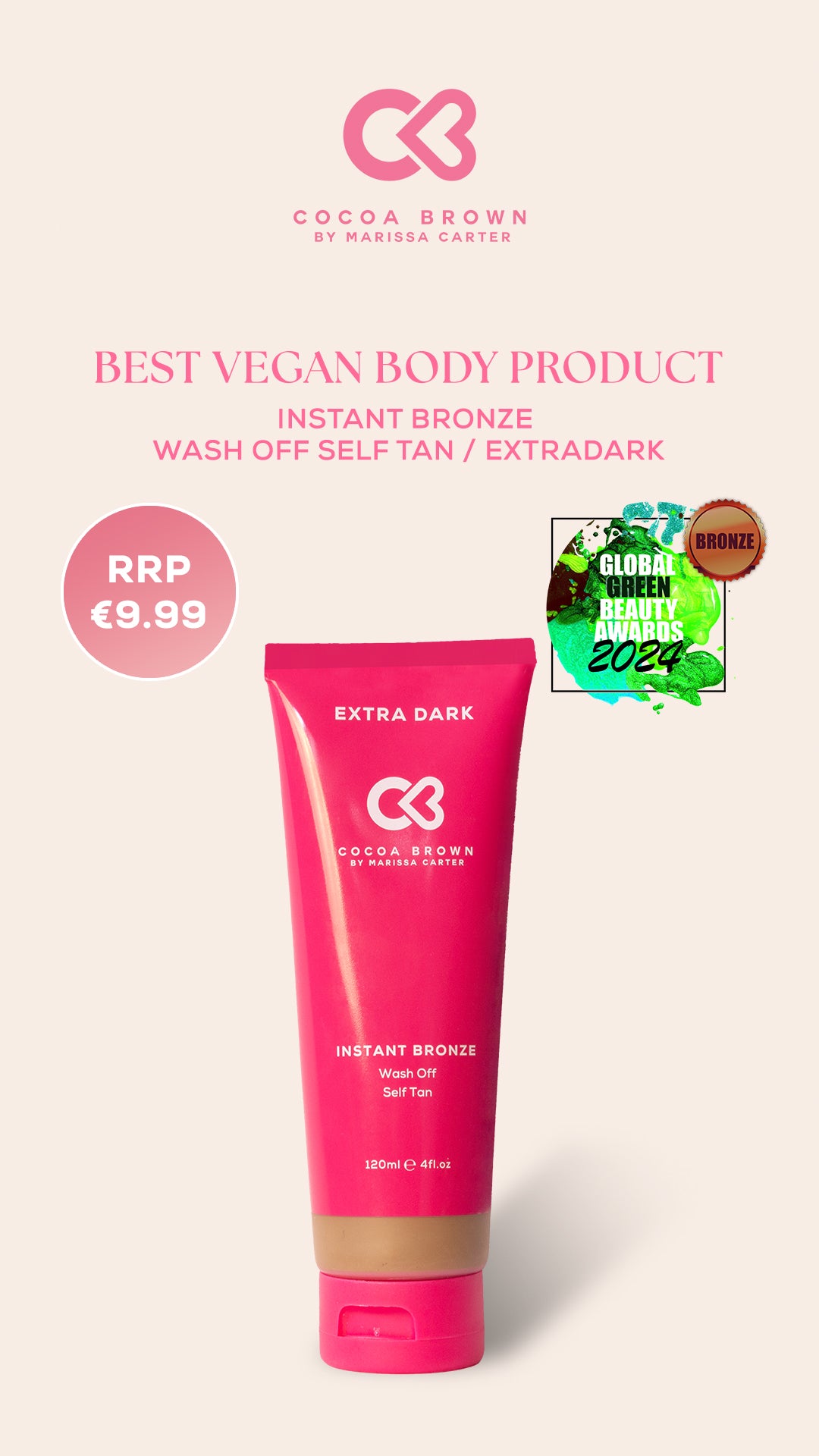 Instant Bronze Wash Off Self Tan Extra Dark