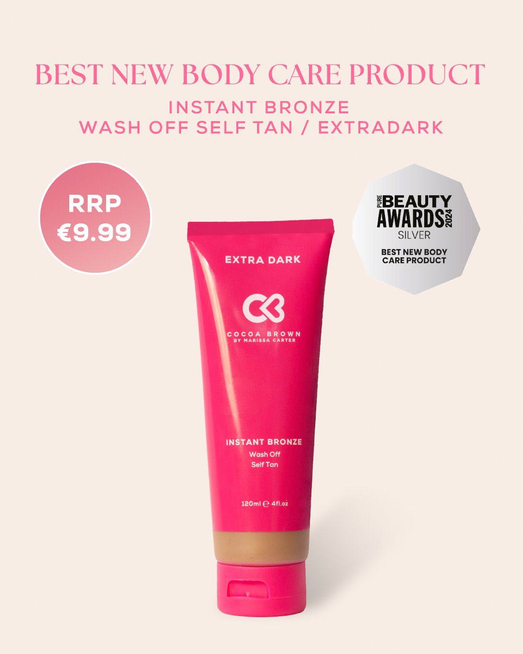 Instant Bronze Wash Off Self Tan Extra Dark