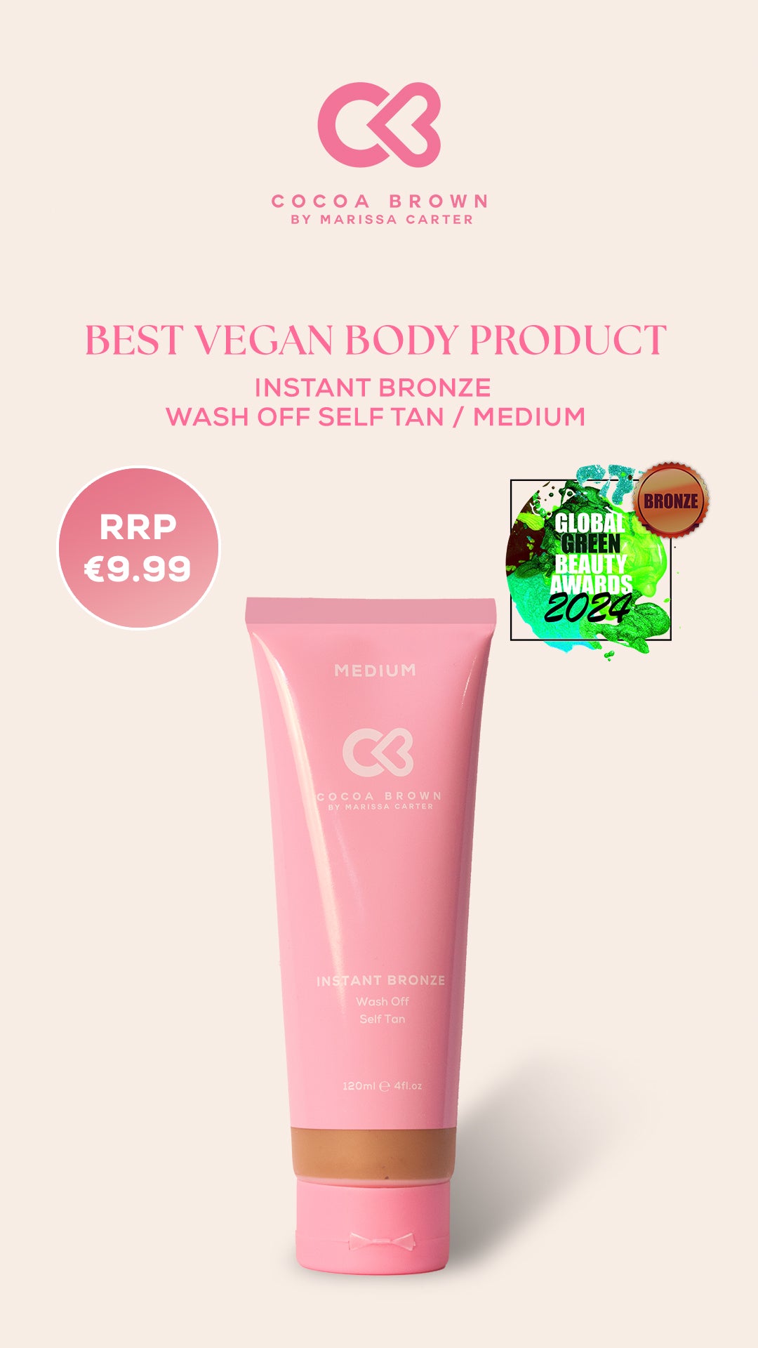 Instant Bronze Wash Off Self Tan Medium